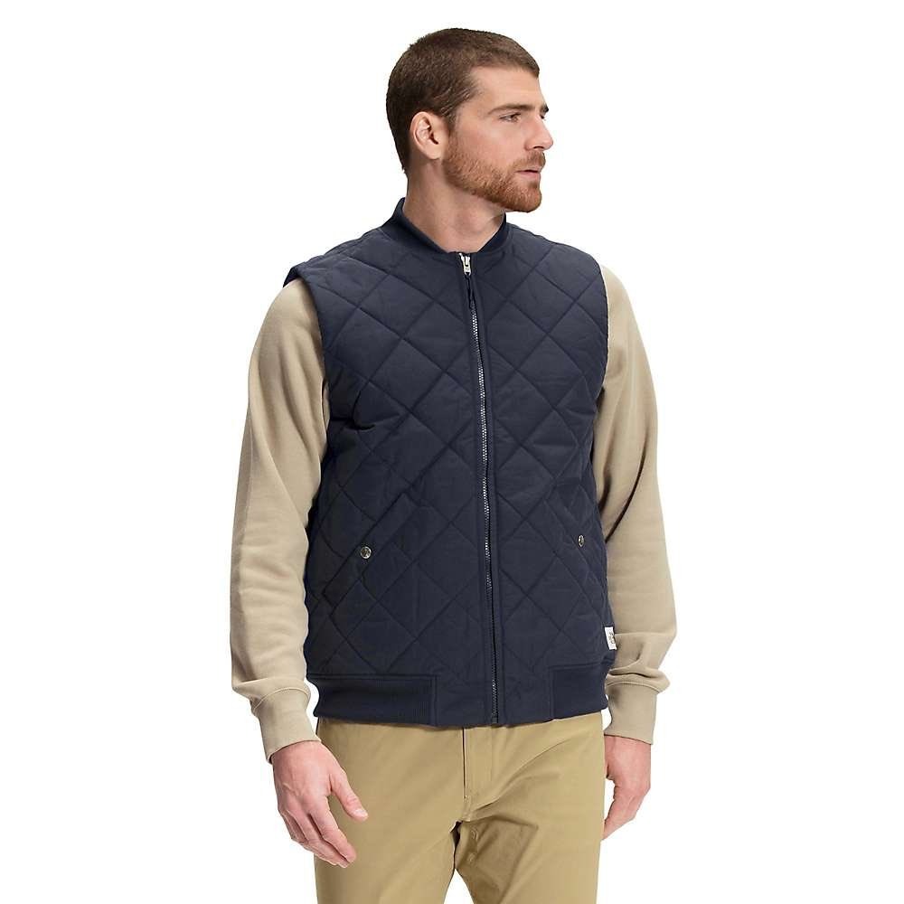 The North Face Men's Cuchillo Insulated Vest‎ Small Aviator Navy / Bleached Sand